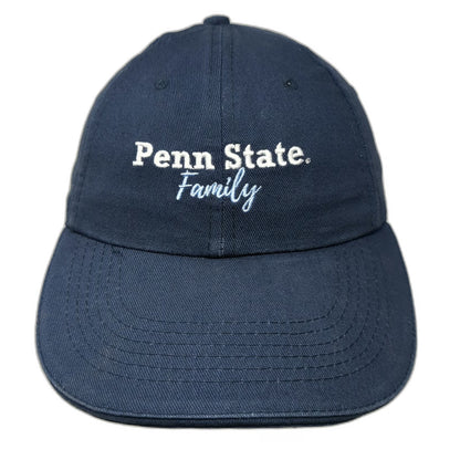 Penn State Nittany Lions NCAA Blue OS Cap Strapback Embroidered Family Logo Hat