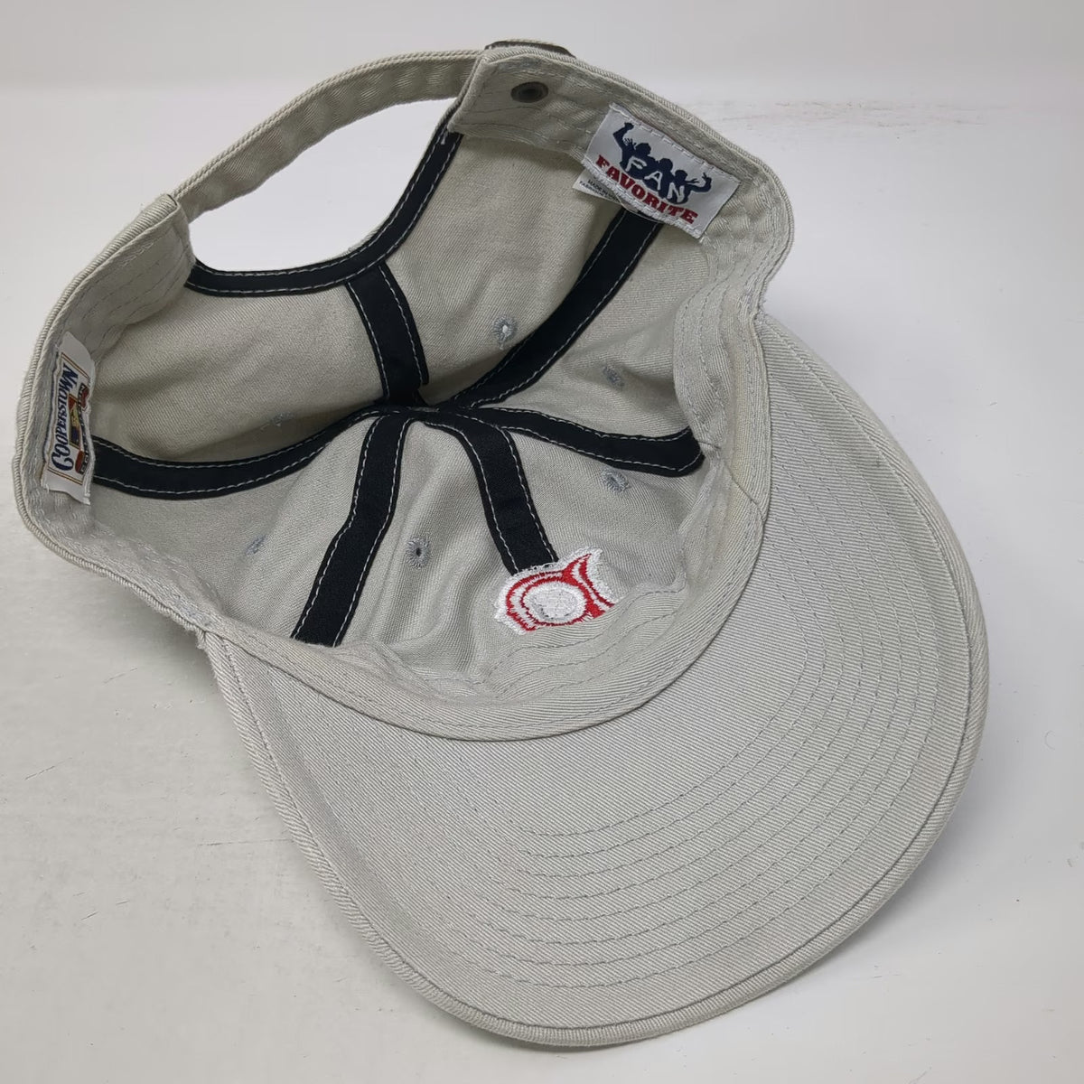 Boston Red Sox MLB Fan Favorite Baseball Cap Gray One Size Cooperstown Slideback