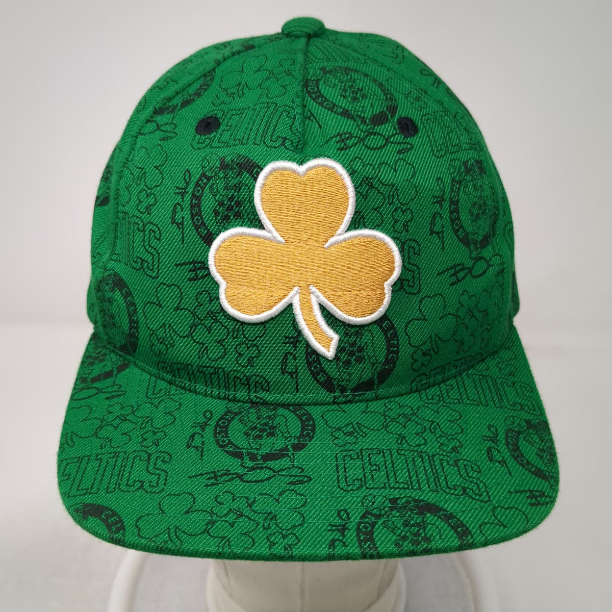 Boston Celtics NBA Zephyr Garden Authentic Green One Size Snapback Hat