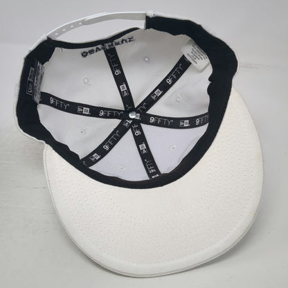 New Era Snapback White One Size G*LF Devereux Golf Flat Bill Adjustable Hat