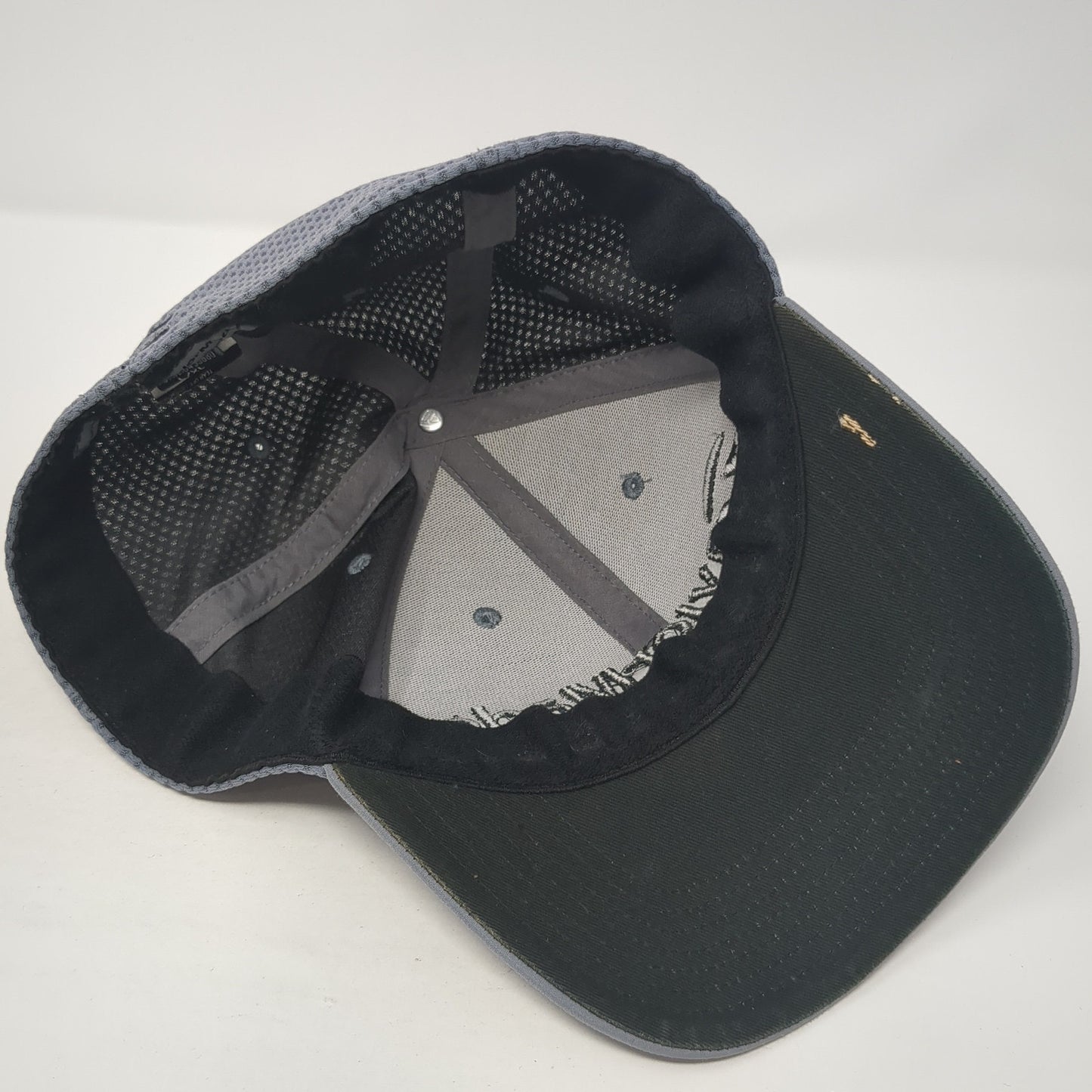 TaylorMade Fitted Baseball Cap Gray XL A-Flex Lightweight Embroidered 6 Panel