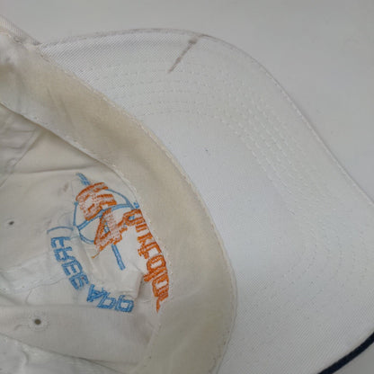 R4 Outdoors.com Free App Strapback Hat White One Size Adjustable Embroidered