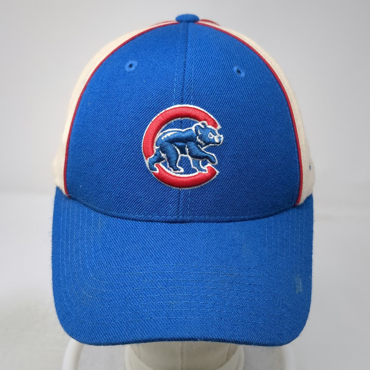 Chicago Cubs MLB Nike Baseball Cap Blue White Red One Size Wool Strapback Hat