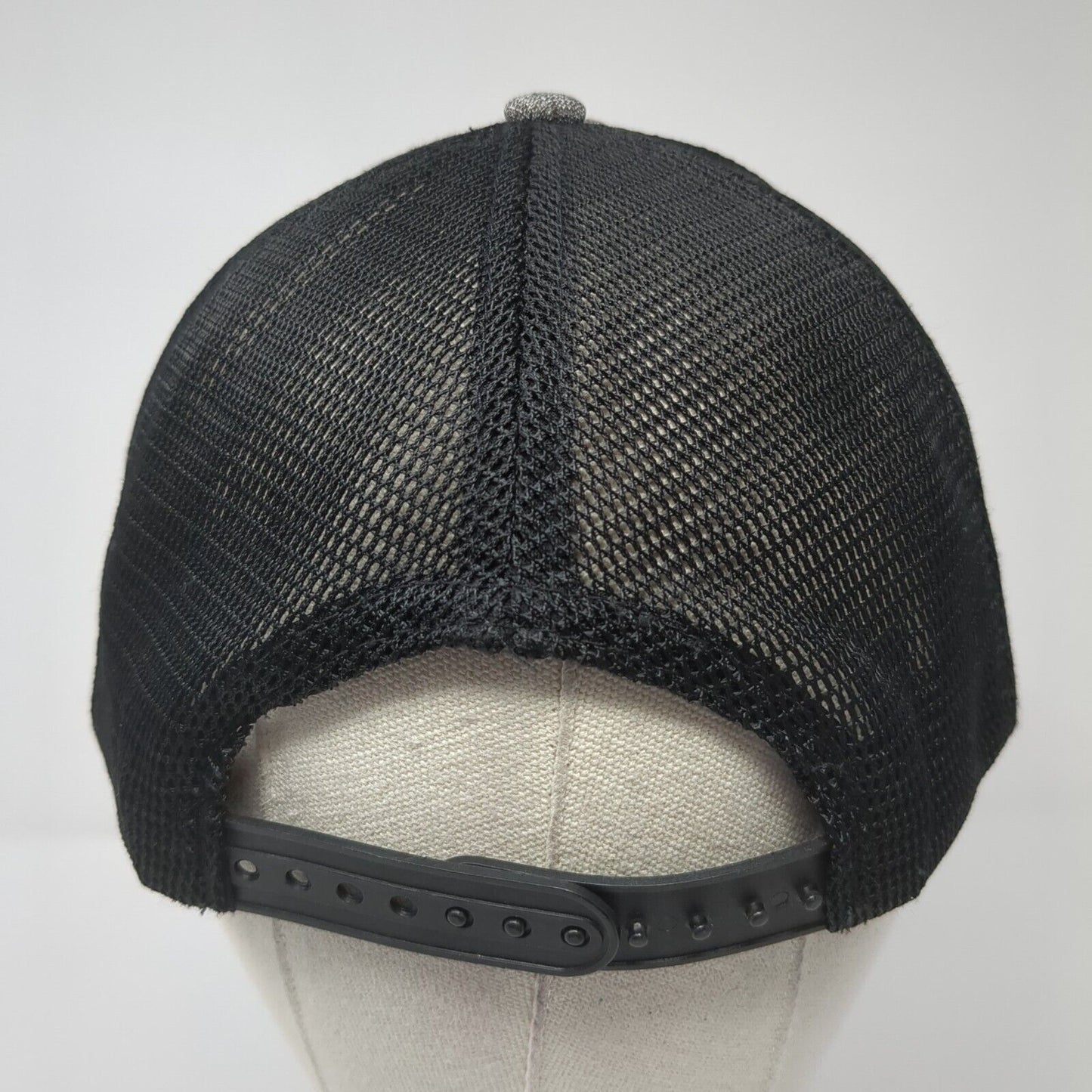 Western Trailers Snapback Trucker Hat Gray OS Adjustable Embroidered Mesh Back