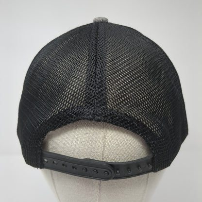 Western Trailers Snapback Trucker Hat Gray OS Adjustable Embroidered Mesh Back