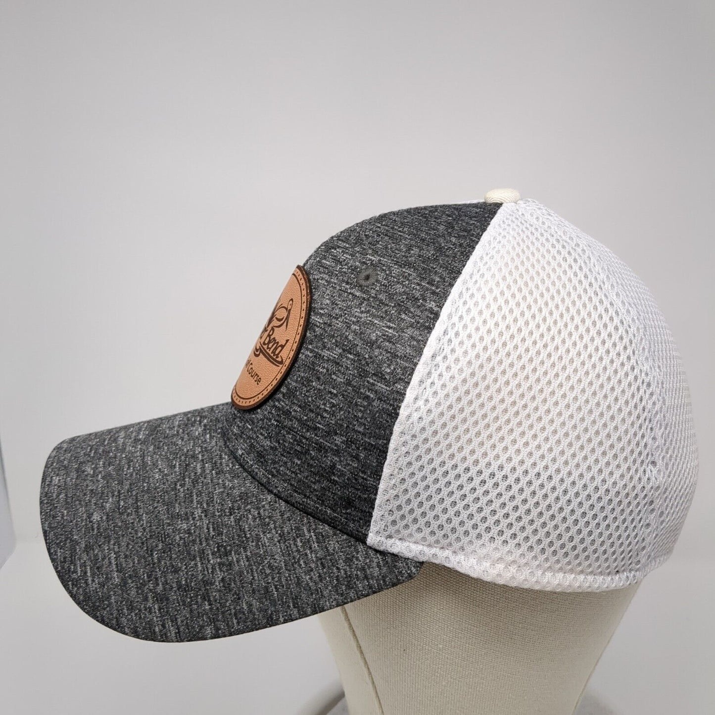 River Bend Golf Course Patch Fitted Hat Gray Large-XL New Era 39Thirty
