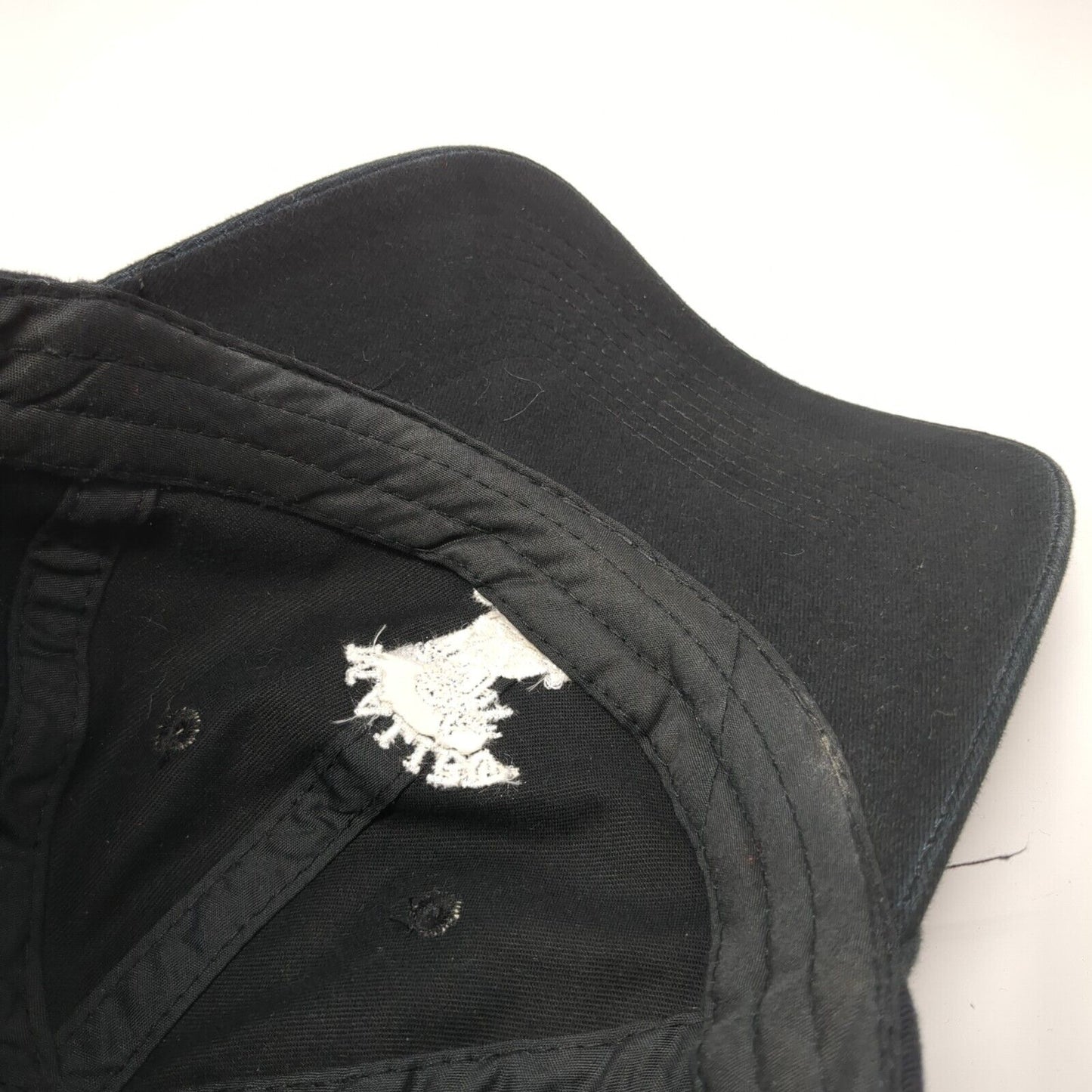 Malibu Black Strapback Hat Black One Size Adjustable Embroidered KC