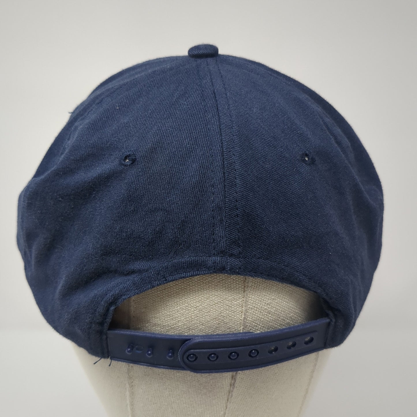Branson Snapback Hat Blue One Size Adjustable Solid 6 Panel Outdoor