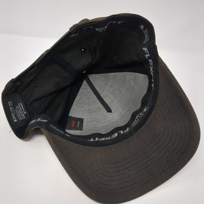 Travis Mathew Snapback Hat Black One Size Striped Flexfit 110 Yupoong