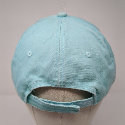 Cozumel Strapback Hat Blue One Size Adjustable Sun Palm Tree 6 Panel