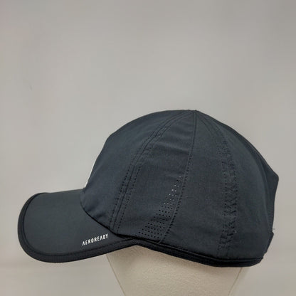 Adidas 3 Stripes Aeroready Strapback Hat Black One Size Adjustable