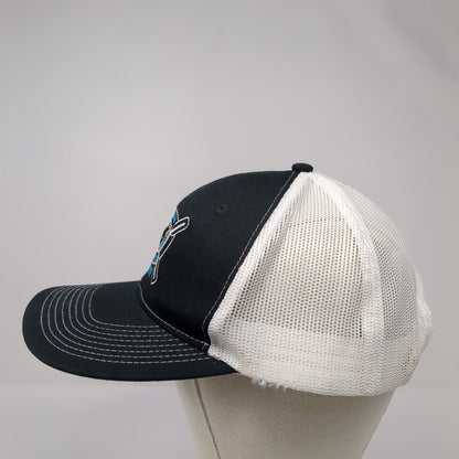 Boise River R&T Snapback Mesh Back Trucker Hat Black One Size Colorblock