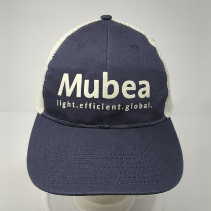 Mubea Light Efficient Global Strapback Trucker Hat Blue OS Mesh Back Vitronic