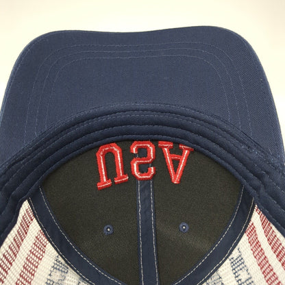 USA Snapback Trucker Hat Multi OS Adjustable Mesh Back Patriotic Stars & Stripes