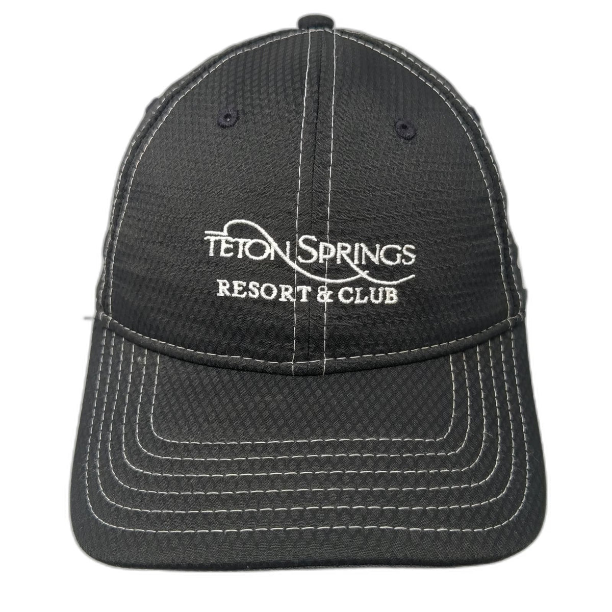 Under Armour Baseball Cap Black OSFM Teton Springs Resort Club ID Strapback Hat