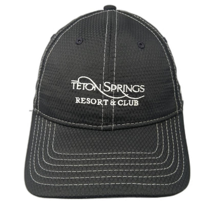 Under Armour Baseball Cap Black OSFM Teton Springs Resort Club ID Strapback Hat