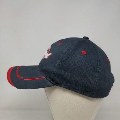 Slow Pitch Nationals SPN Men's Strapback Hat Blue Embroidered Logo Cotton