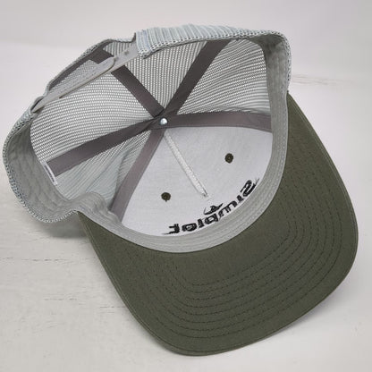 Richardson Trucker Hat Green OSFM Simplot Grower Solutions Mesh Snapback Logo