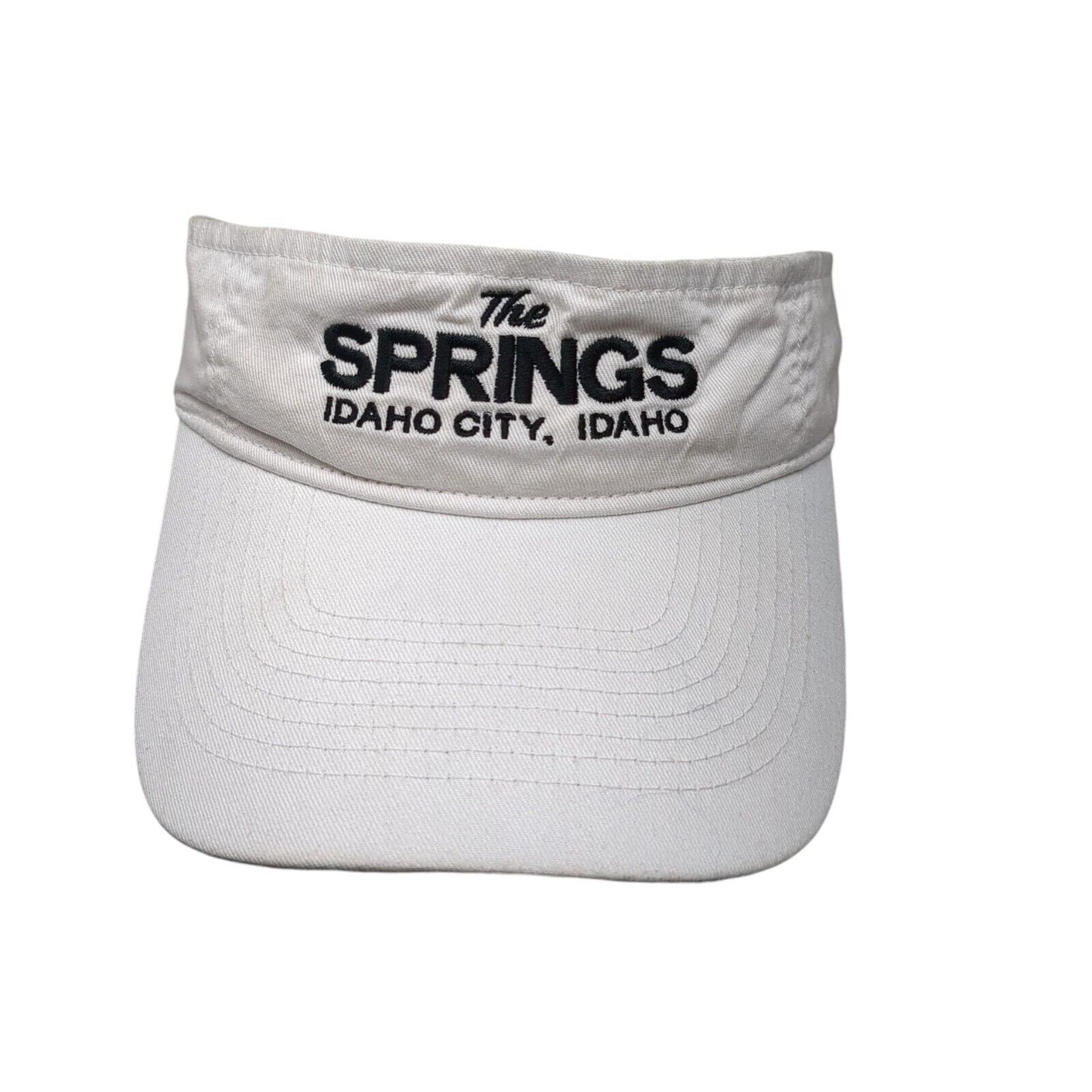 The Springs Idaho City Idaho Strapback Hat White OSFA Port & Company Cotton