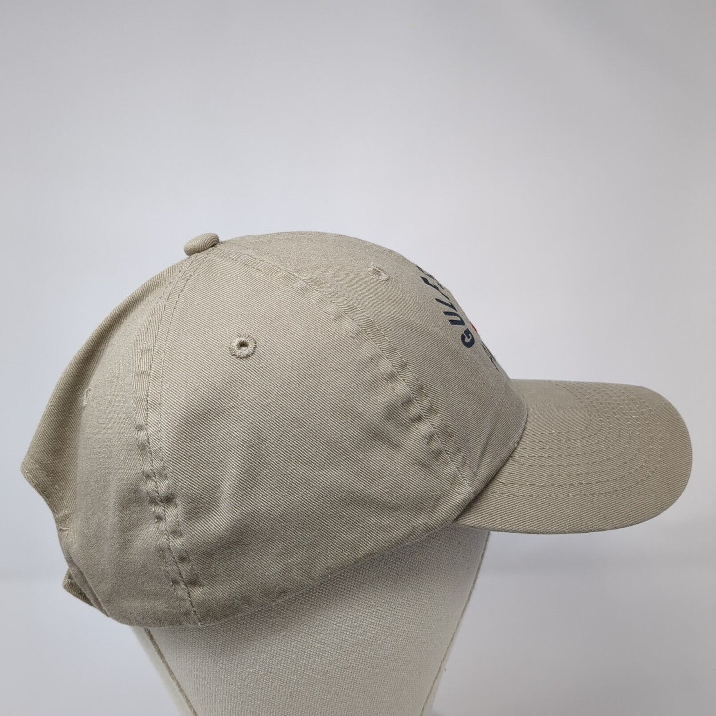 Gulf Shores Alabama USA Strapback Hat Brown One Size Adjustable 6 Panel