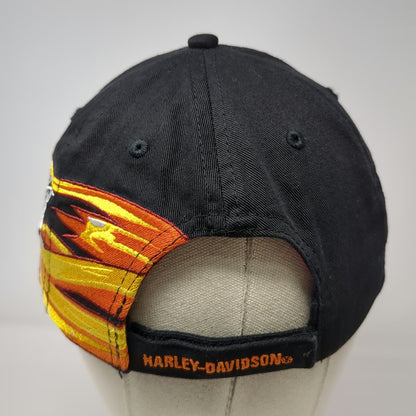 Harley-Davidson Baseball Cap Black One Size Tokyo Japan Kameido Flames Hat