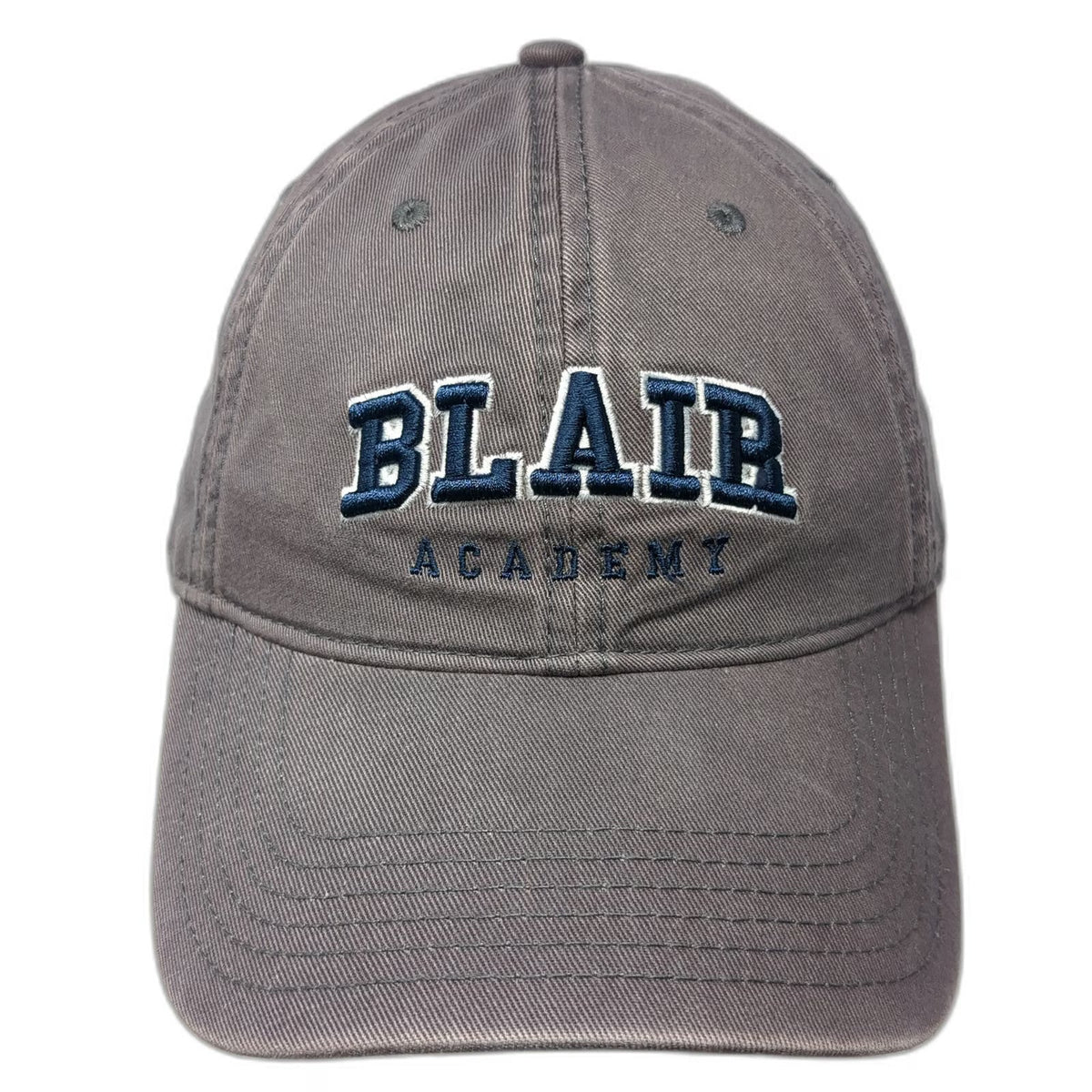 Legacy Baseball Cap Gray One Size Blair Academy Cotton Slideback Adjustable Hat