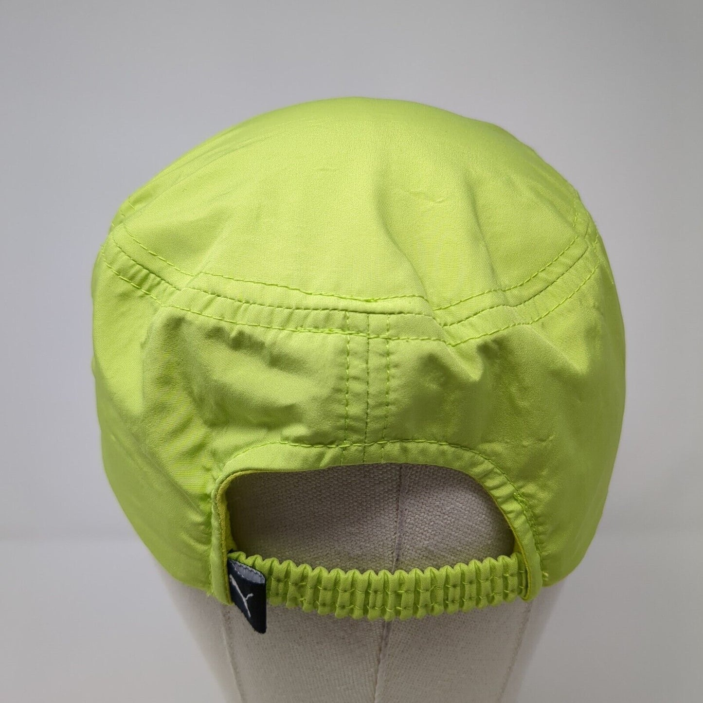 PUMA Strapback Cadet Army Cap Green One Size Stretch Lightweight Polyester