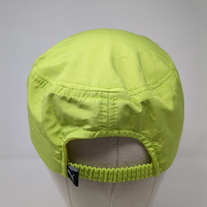PUMA Strapback Cadet Army Cap Green One Size Stretch Lightweight Polyester
