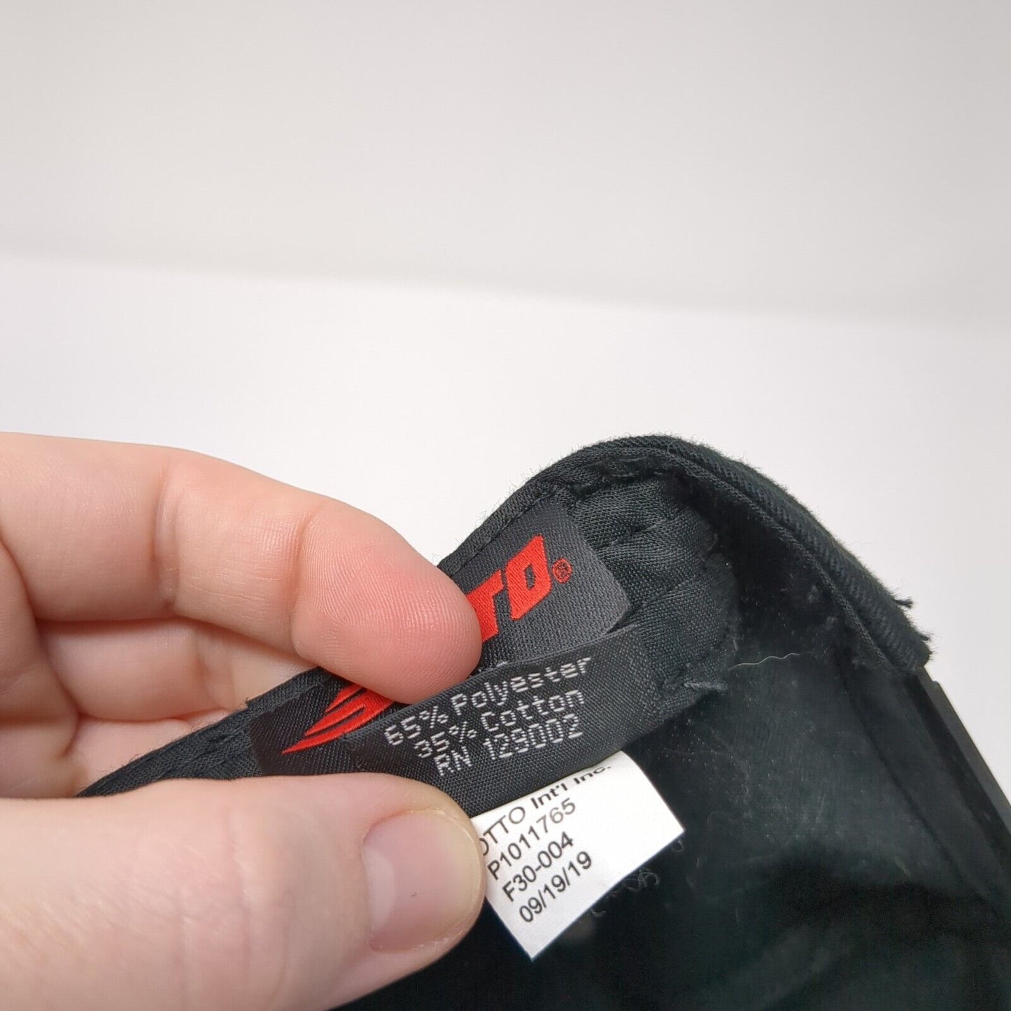 D'Arrigo California Snapback Hat Black One Size Solid Embroidered Otto