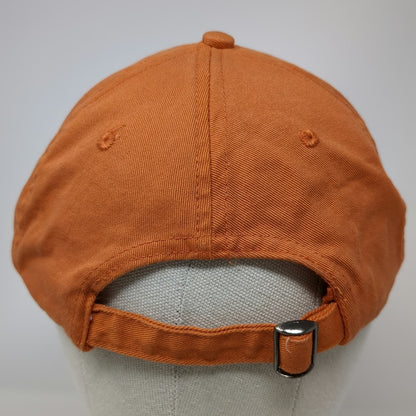 Strand Headwear Baseball Cap Orange Blue One Size Myrtle Beach Frayed Applique
