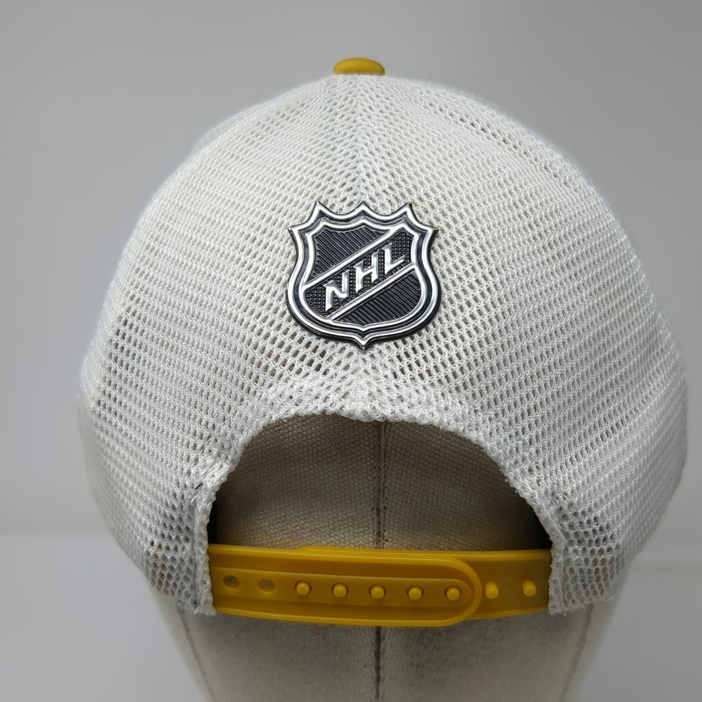 Vegas Golden Knights NHL Fanatics Yellow Trucker Hat One Size Snapback Mesh