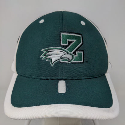 Pacific Headwear Men's Fitted Hat Green Size L/XL Embroidered Zionsville Eagles