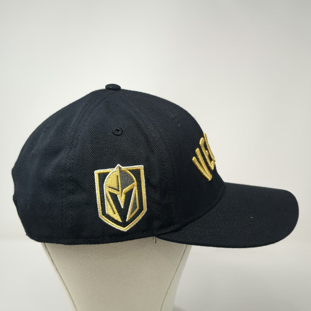 Vegas Golden Knights NHL American Needle Snapback Hat Black White One Size Patch