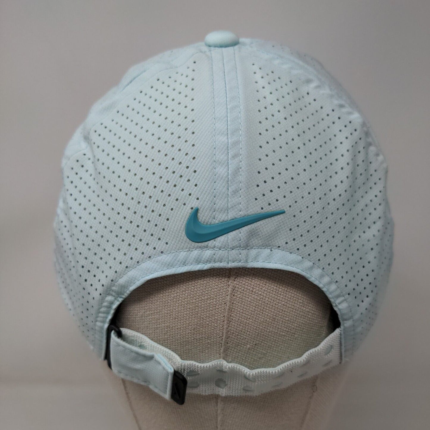 Nike Swoosh Strapback Golf Hat Blue OSFM Adjustable Legacy91 Dri-FIt