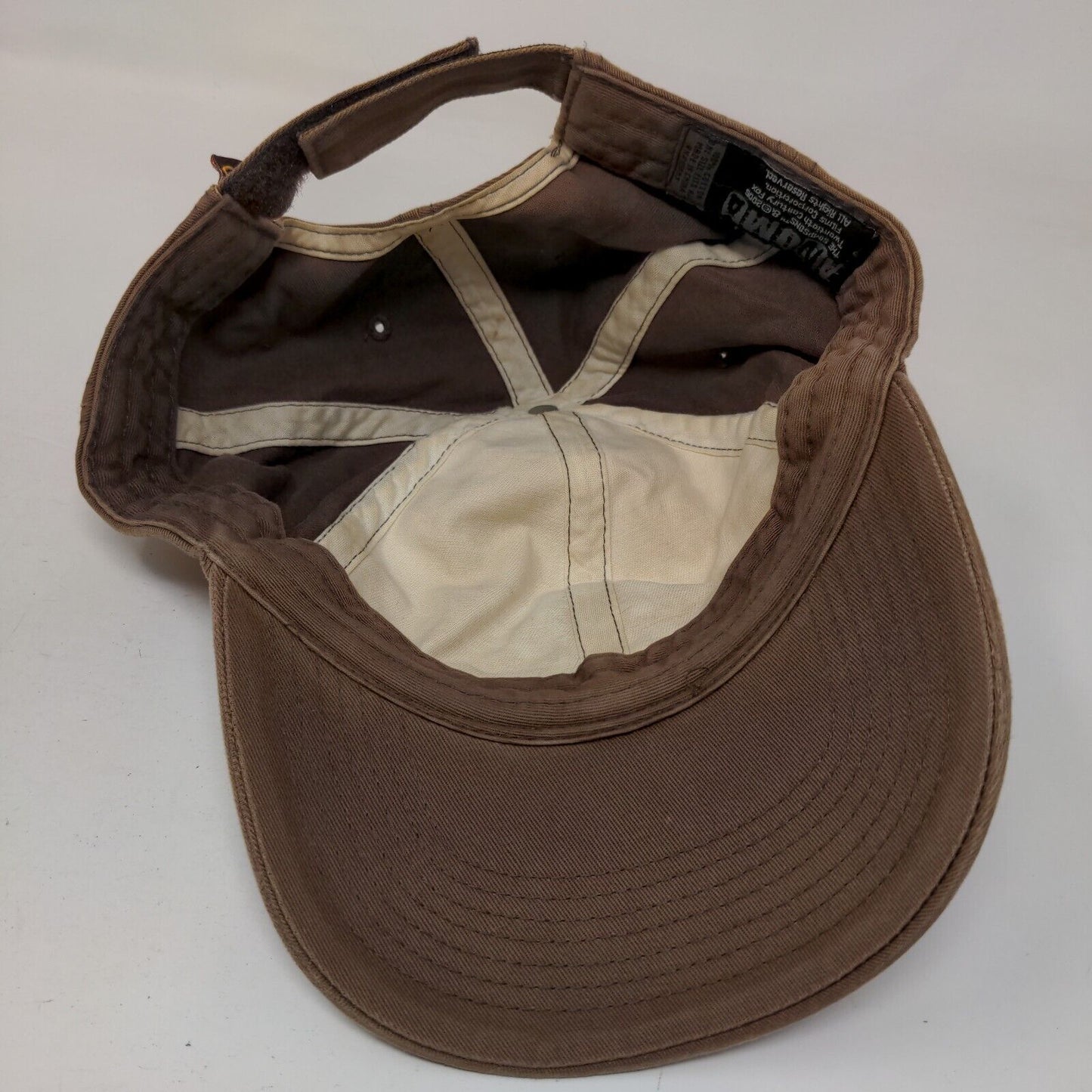 Old School Matt Groening Strapback Hat Brown Embroidered The Simpsons Anoma