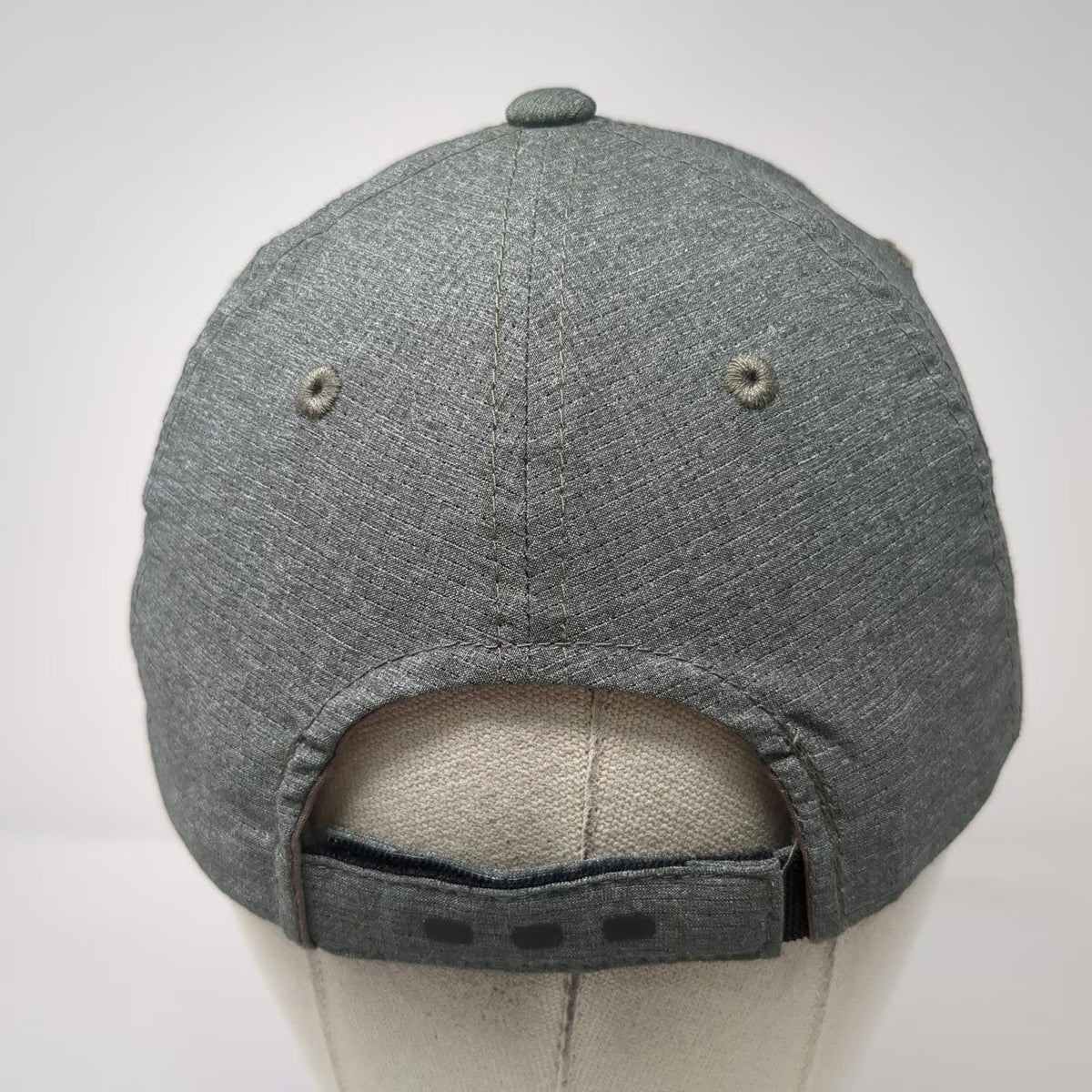OGIO Baseball Cap Gray OSFM FNT Idaho Embroidery Strapback Heathered Logo Hat