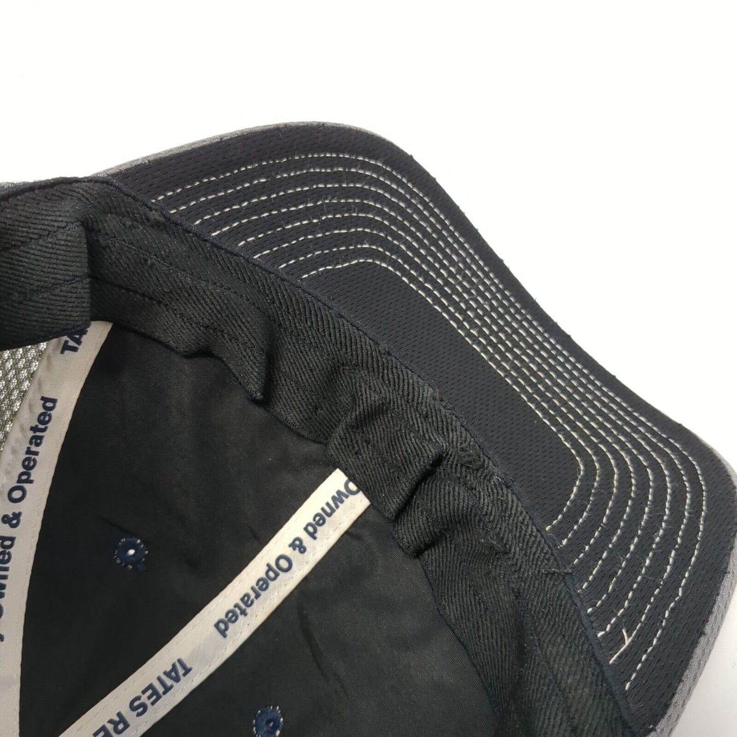 Tates Rents Fitted Mesh Back Hat Multi L/XL Colorblock Embroidered