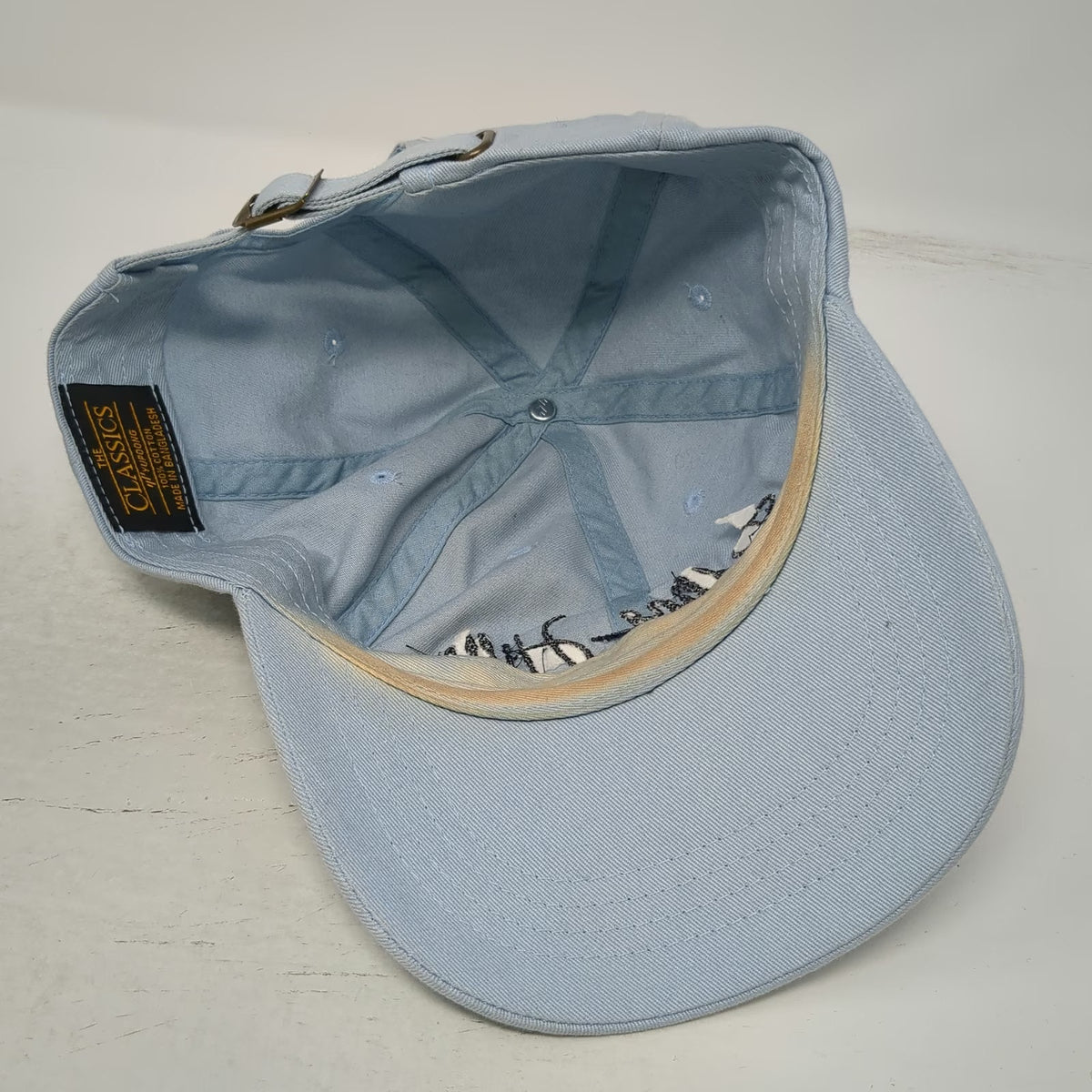 Yupoong Blue One Size Baseball Cap Rolling Hills Vineyard Slideback Cotton Hat