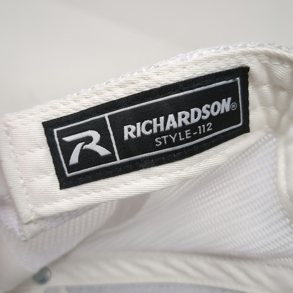 Richardson Trucker Hat Black White Gold One Size Kissick Construction Logo Hat