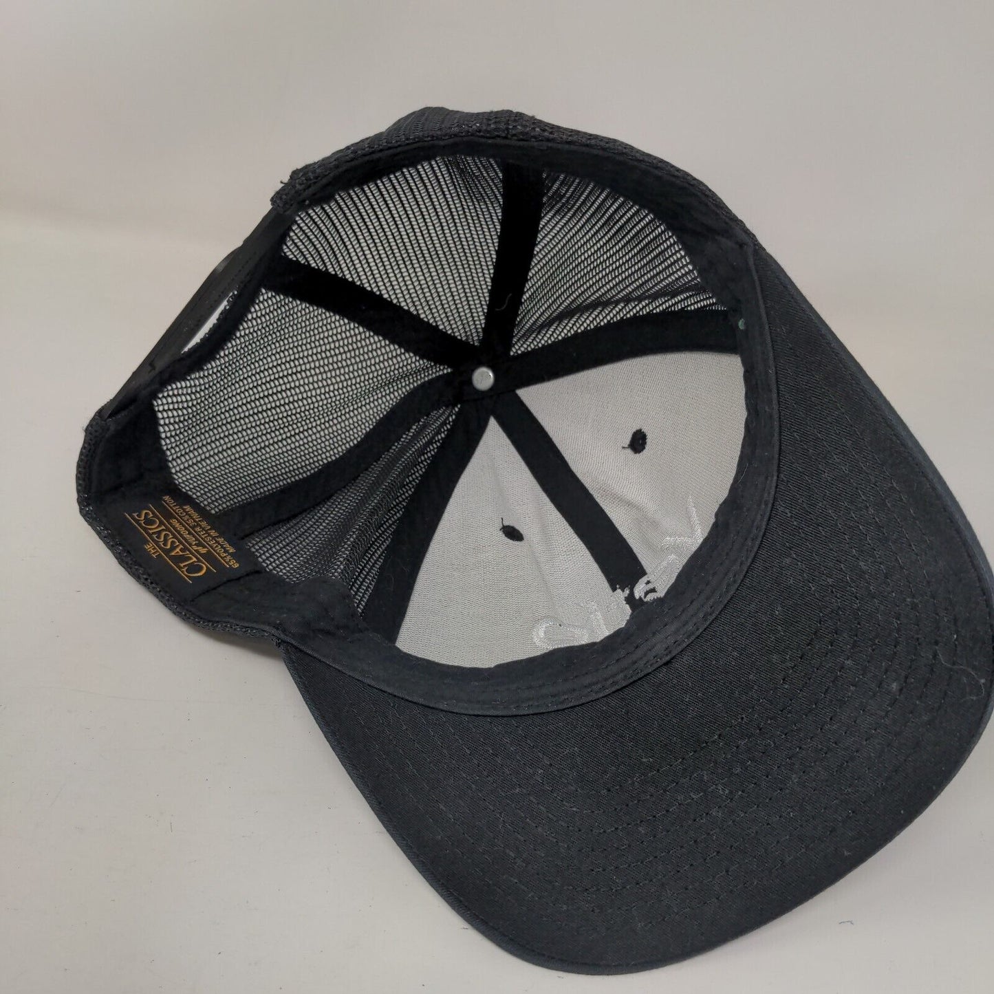 Vetio Animal Health Snapback Mesh Back Trucker Hat Black One Size Yupoong