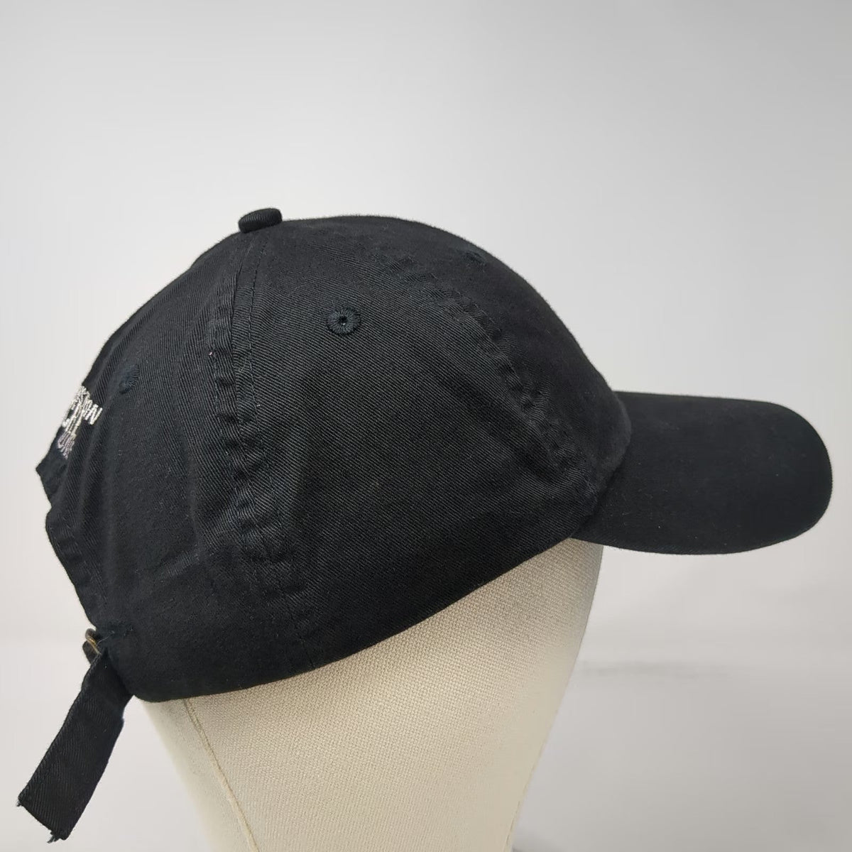 TIG Baseball Cap Black One Size Turtle Creek Casino Construction Slideback Hat