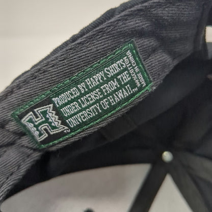 Hawaii Rainbow Warriors NCAA Happy Shirts Cap Black One Size Strapback Islands