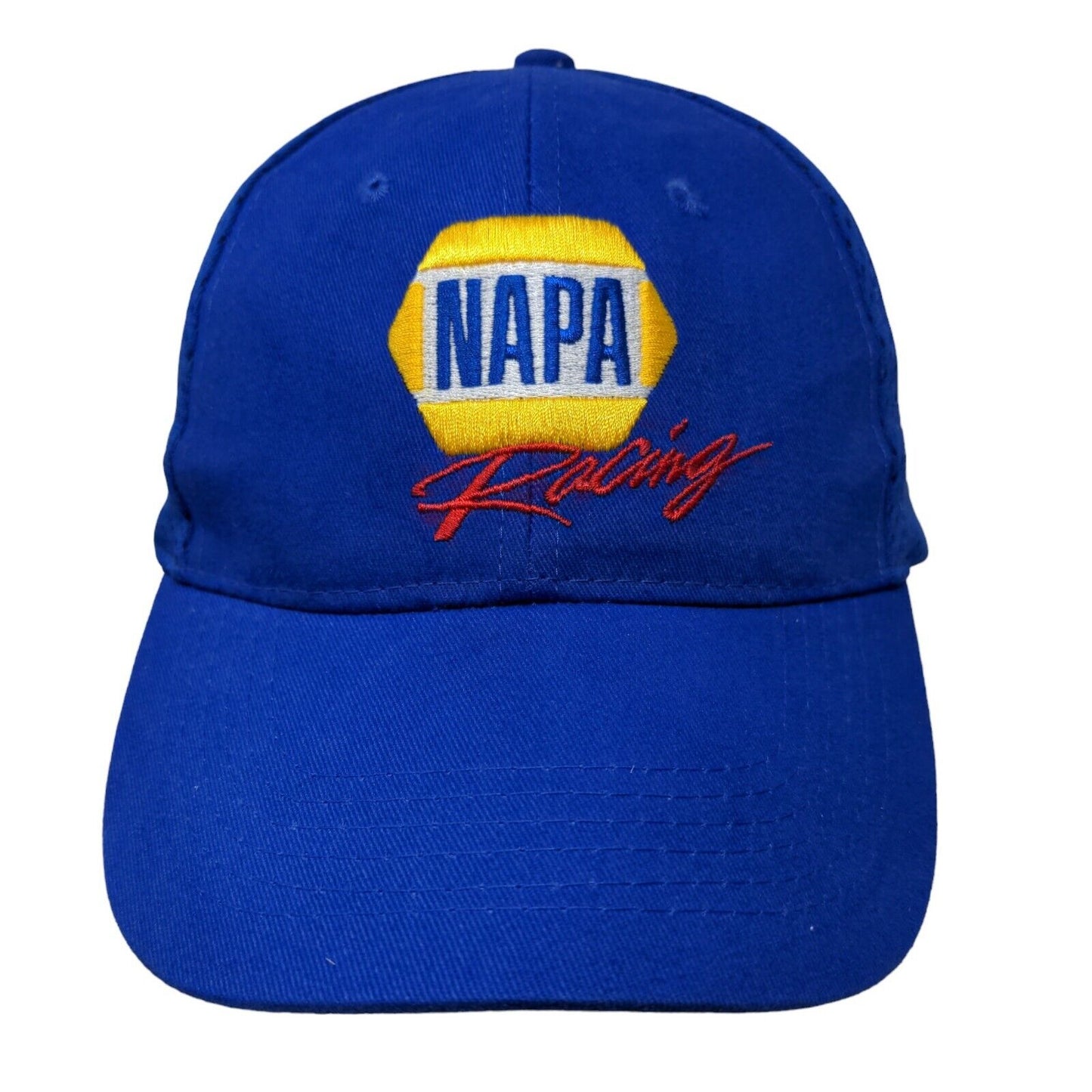 NAPA Racing Men's Strapback Hat Blue Embroidered Logo IndyCar Nascar Cup