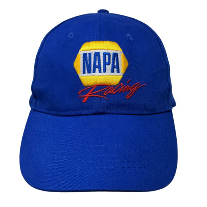 NAPA Racing Men's Strapback Hat Blue Embroidered Logo IndyCar Nascar Cup