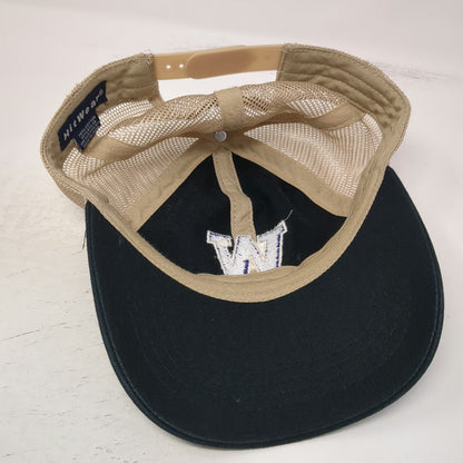 HitWear Trucker Hat Black One Size Mesh Back University of Washington ROTC W