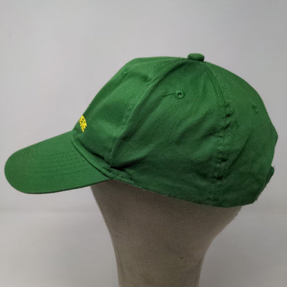 John Deere Men's Snapback Hat Green OSFA Embroidered Retro Logo 100% Cotton