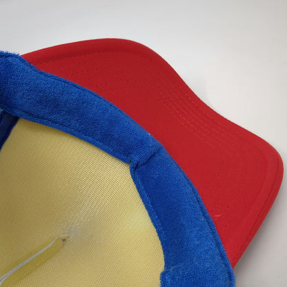 Otto Trucker Hat White Blue Red One Size K-Coast Surf Shop Cape Charles VA Rope