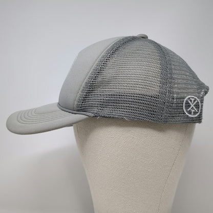 Tiny Trucker Co. Trucker Hat Gray OSFM Mama Circle Logo Mesh Foam Rope Snapback