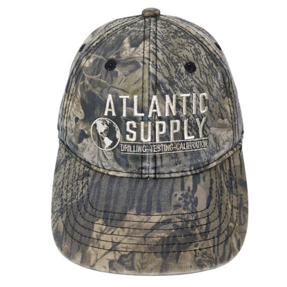 Atlantic Supply Strapback Hat Multicolor One Size Camo Hunting Outdoor