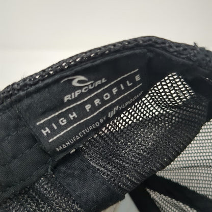Rip Curl Trucker Hat Black Blue Green One Size Palm Trees Mesh Snapback Surf